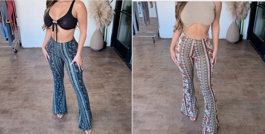 High Elastic Tight Pants Slim Sexy Print Trousers Womens Clothing - DBMP Shop