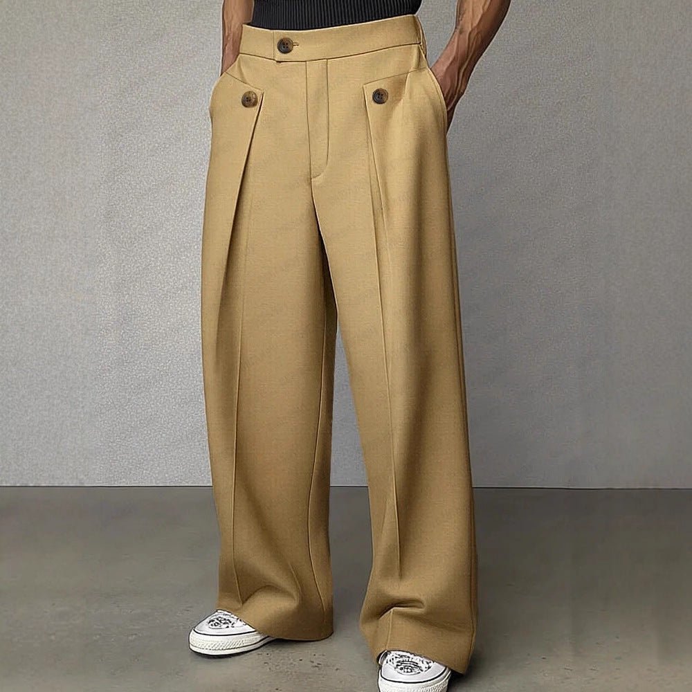 Men's Straight Anti-wrinkle Ironing-free Business Casual Pants - DBMP Shop