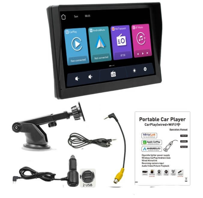 9 - inch Portable Onboard MP5 Host Wireless Carplay - DBMP (Electronics And More Store)