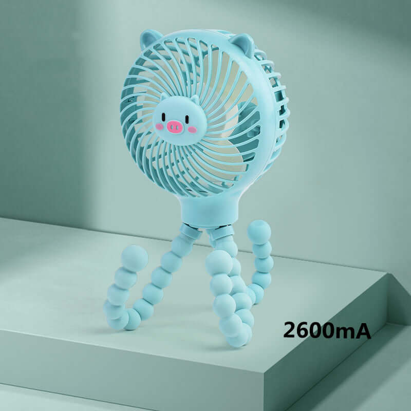 Poussette Poulpe Petit Ventilateur De Poche Usb Charge Silencieux Grand - capacité Poussette Pour Bébé - DBMP (Electronics And More Store)