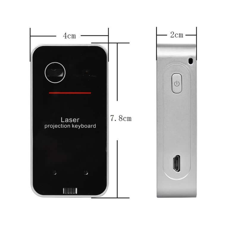LEING FST Virtual Laser Keyboard Bluetooth Wireless Projector Phone Keyboard For Computer Pad Laptop With Mouse Function - DBMP (Electronics And More Store)