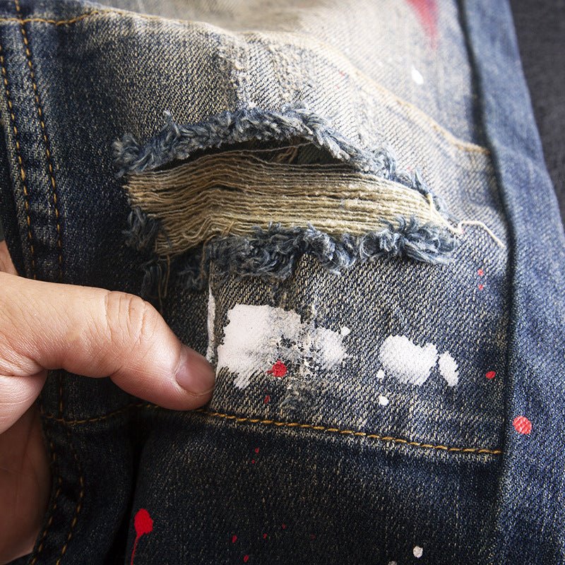 Fashion High-end Fashion Brand Jeans Men - DBMP Shop