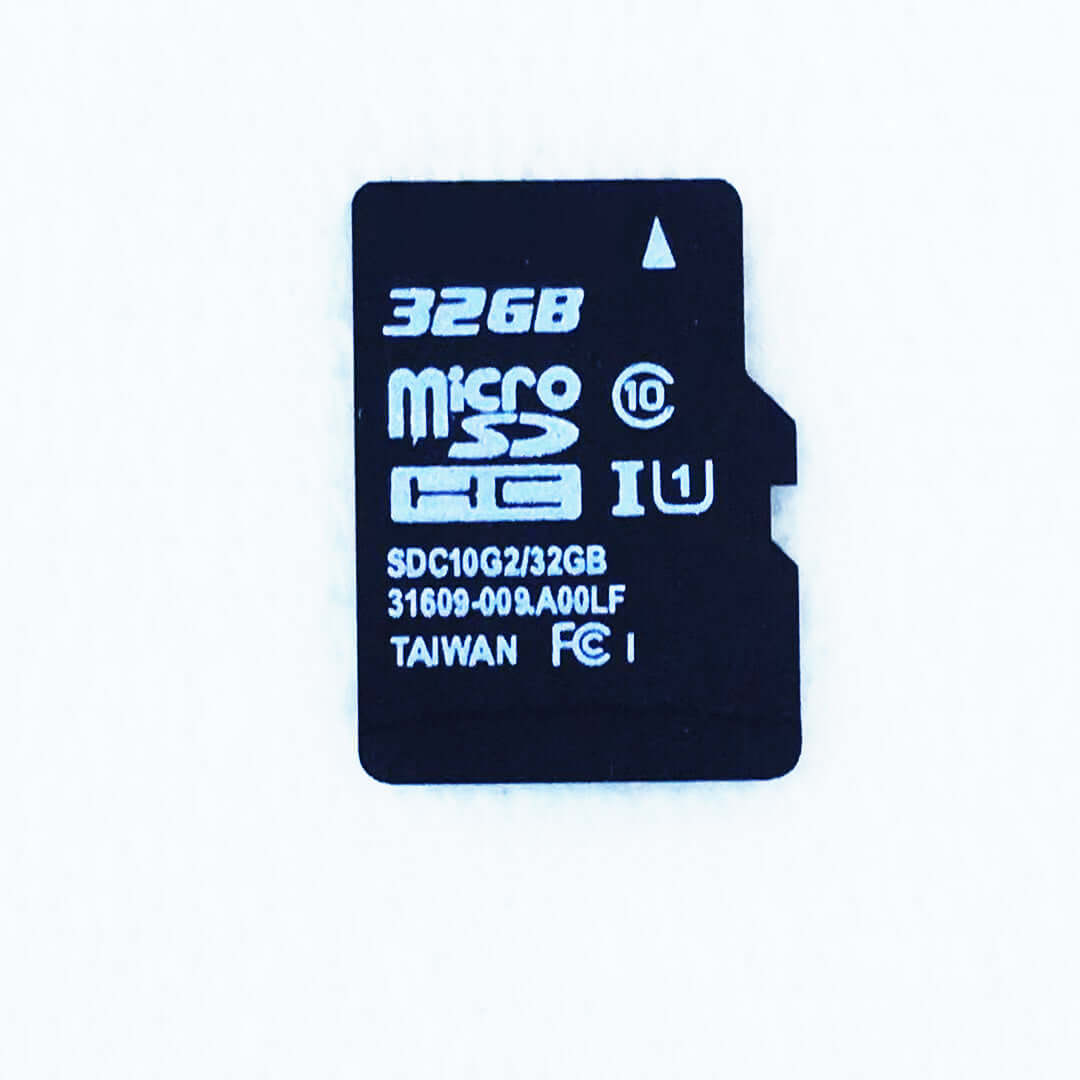 32GB Micro SD card with Class 10 rating for high-speed data transfer and reliable storage solutions.