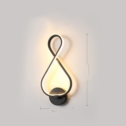 led wall lamp nordic minimalist bedroom bedside lamp - DBMP Shop