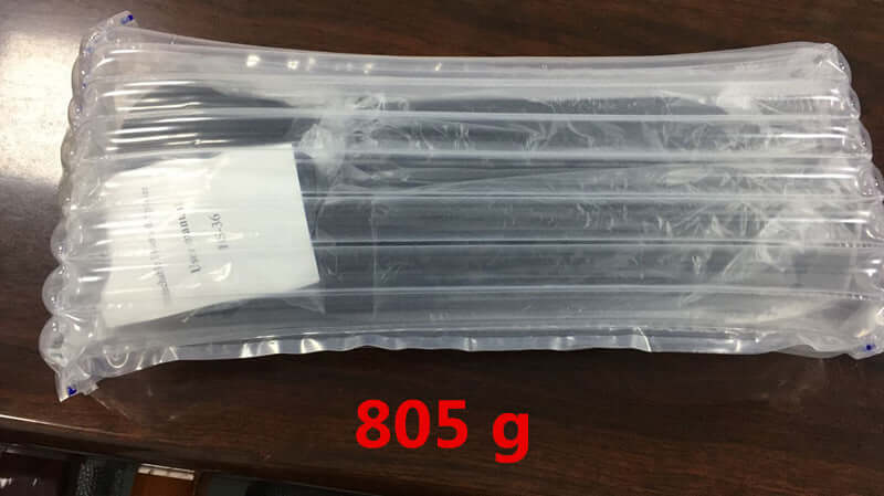 Packaged item weighing 805 grams in protective plastic, ready for shipping or storage.