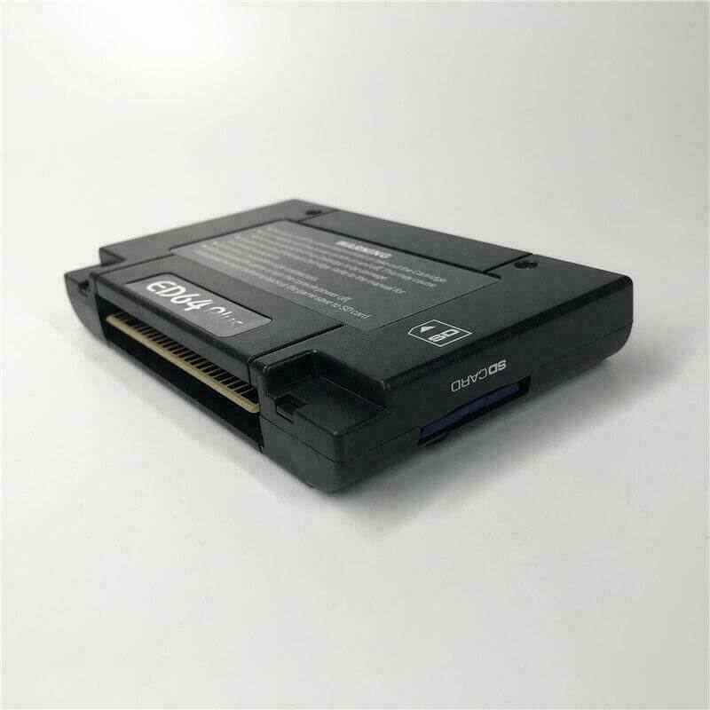 ED64Plus N64 flash card for universal gaming compatibility, featuring a sleek design and compact form factor.