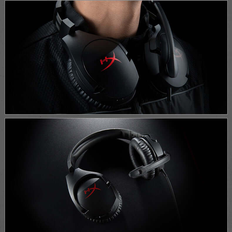 Stinger Gaming Headset showcasing its sleek design and comfortable fit for an immersive gaming experience.