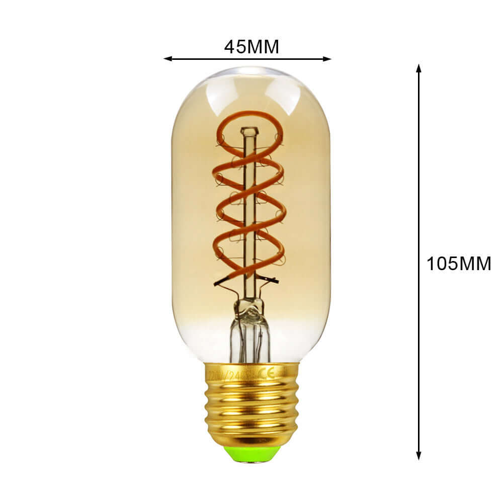 Led Bulbs Vintage Light Bulb G125 Stone Big Globe Bulb 4W Dimmable 220V 110V Led Filament Decorative Edison Bulb - DBMP (Electronics And More Store)