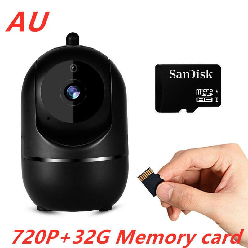 1080P Home Security Surveillance Auto Tracking Camera US Plug - DBMP (Electronics And More Store)