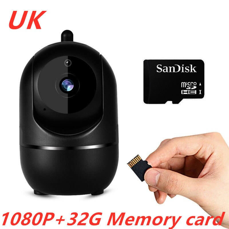1080P Home Security Surveillance Auto Tracking Camera US Plug - DBMP (Electronics And More Store)