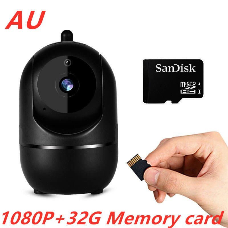 1080P Home Security Surveillance Auto Tracking Camera US Plug - DBMP (Electronics And More Store)