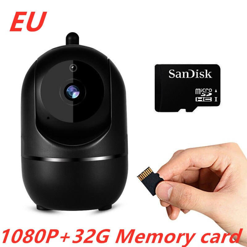 1080P Home Security Surveillance Auto Tracking Camera US Plug - DBMP (Electronics And More Store)