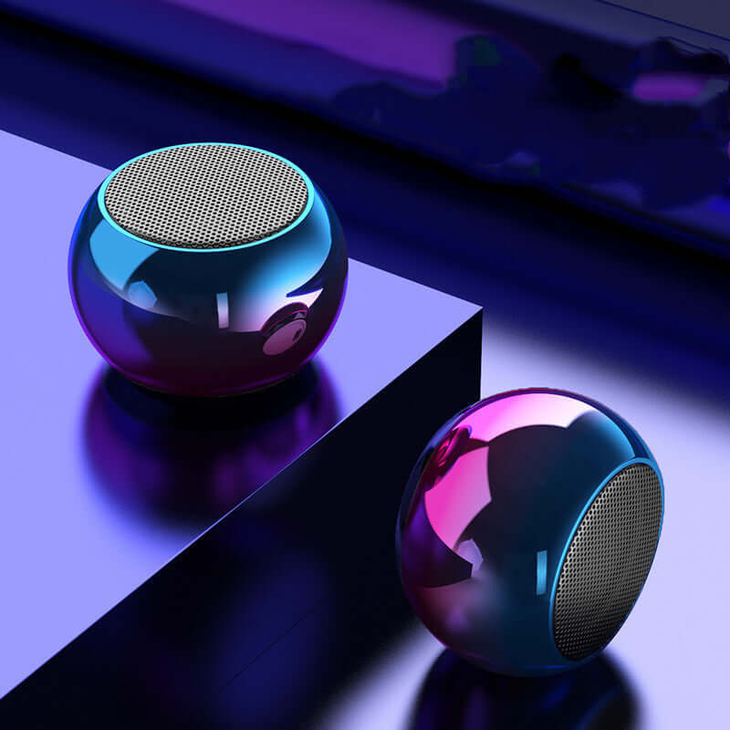 M3 colorful wireless Bluetooth speaker with striking gradient design and modern 3D electroplating finish.