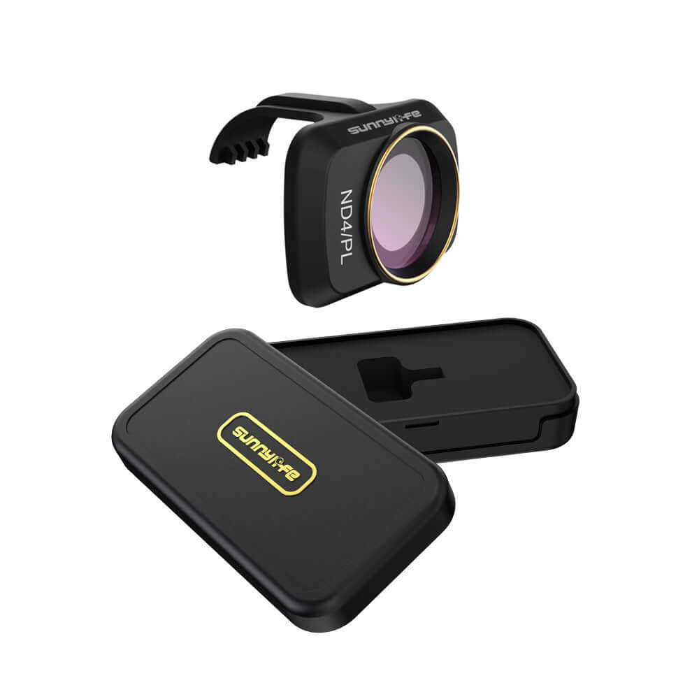 Filtre Sunnylife ND4/PL pour Mavic Mini, incluant étui de protection, léger et de haute qualité.