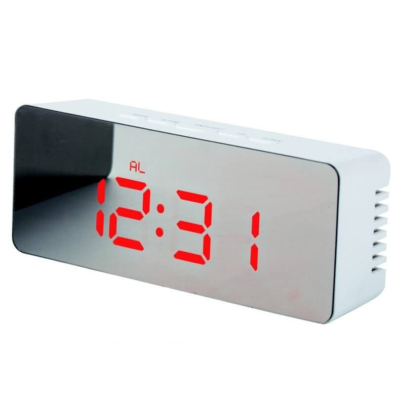 Digital LED multi - function mirror clock - DBMP (Electronics And More Store)