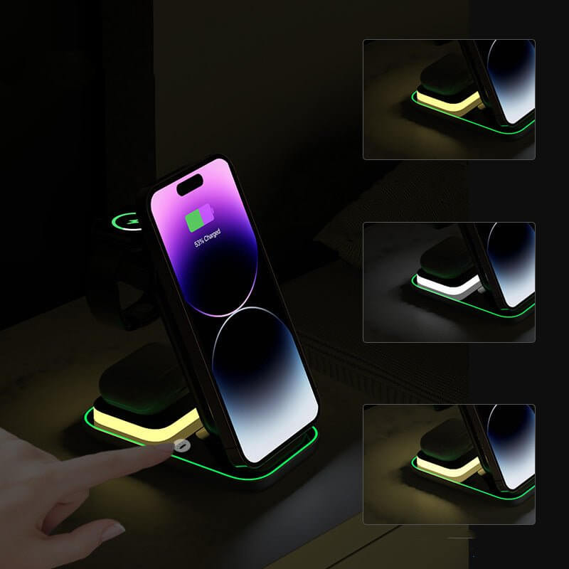 4 - in - 115W Small Night Light Wireless Charger - DBMP (Electronics And More Store)