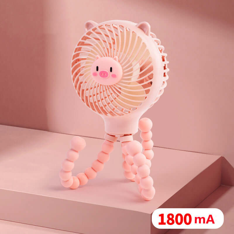 Poussette Poulpe Petit Ventilateur De Poche Usb Charge Silencieux Grand - capacité Poussette Pour Bébé - DBMP (Electronics And More Store)