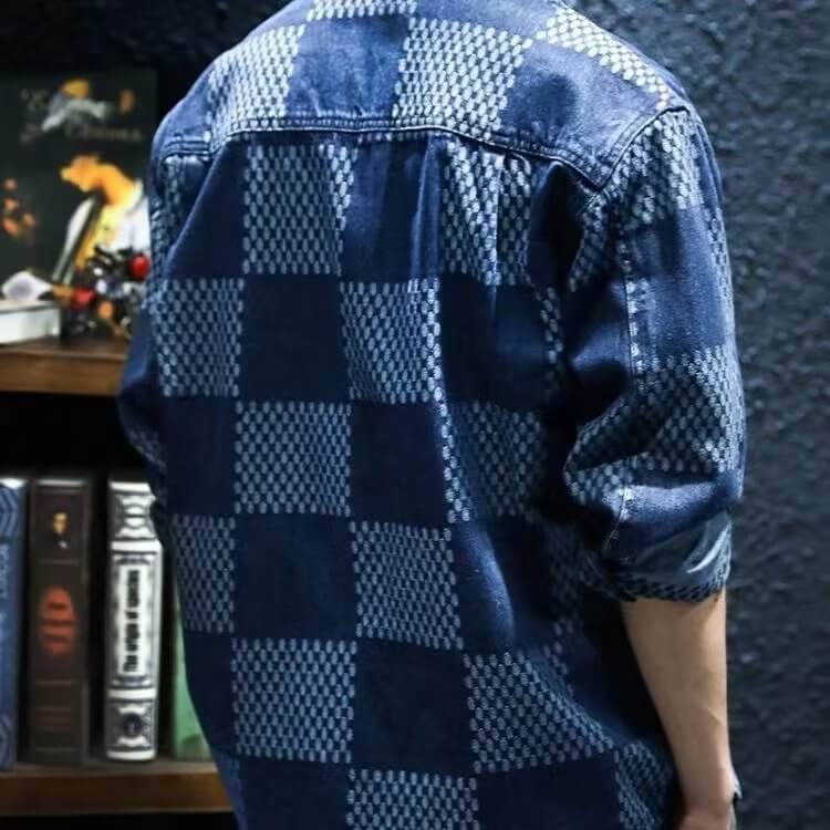 American Casual Pu Shuai Denim Shirt Coat - DBMP (Electronics And More Store)