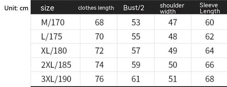 Size chart for Men's Business Fine Plaid Casual Suit in cm, showing various measurements for M to 3XL.