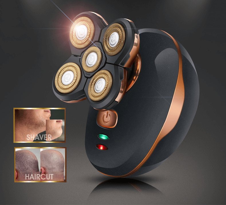 Multifunction 4D Electric Shaver 5 In 1 Men's Razor Beard Shaving Machine Trimmer Clipper Hair Cutting Removal Machine Barber - DBMP (Electronics And More Store)