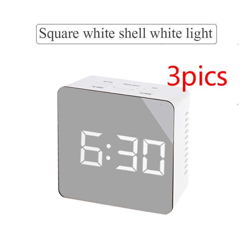Digital LED multi - function mirror clock - DBMP (Electronics And More Store)