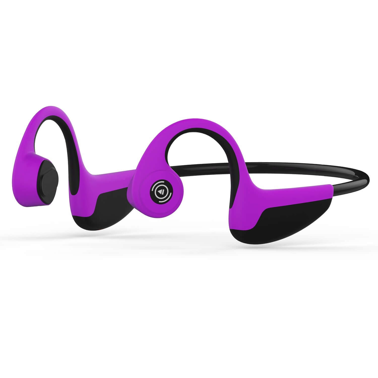 Z8 intelligent bone conduction Bluetooth headset in purple for outdoor sports, wireless and ergonomic design