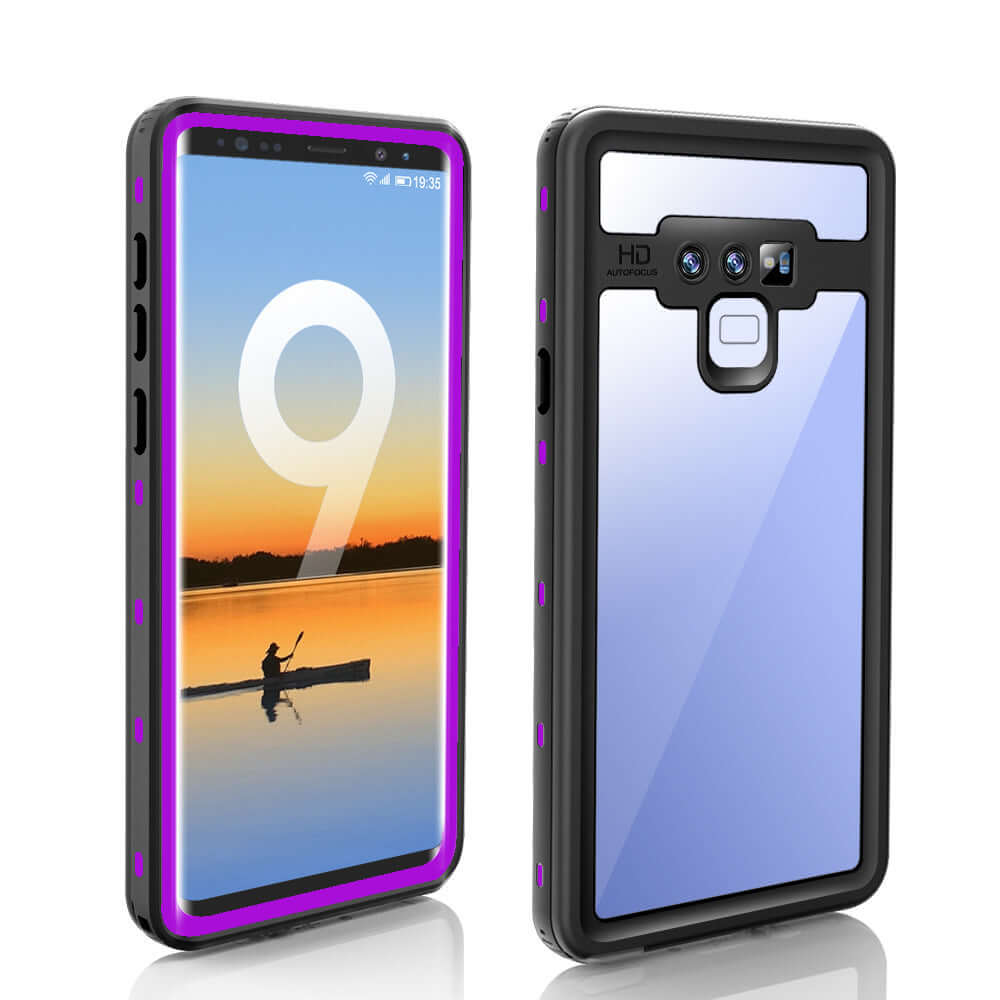 Anti-fall dustproof phone case for Samsung Galaxy S9, featuring waterproof and impact-resistant design.