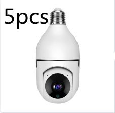 WiFi 1080P bulb camera with 4X zoom, model SK-ZA01-Q, designed for home surveillance.