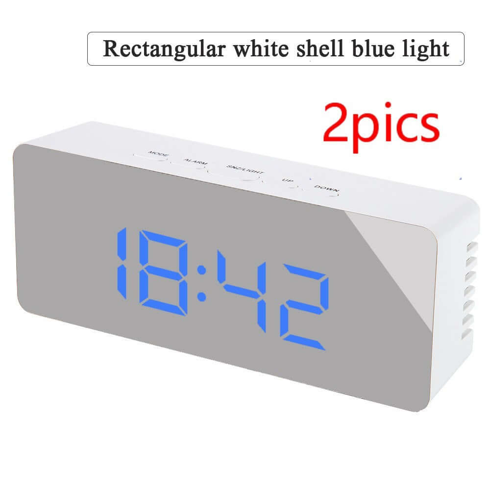 Digital LED multi - function mirror clock - DBMP (Electronics And More Store)