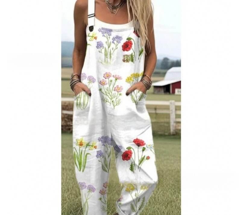 Digital 3D Printing Button Strap Casual Female Suspenders - DBMP (Electronics And More Store)