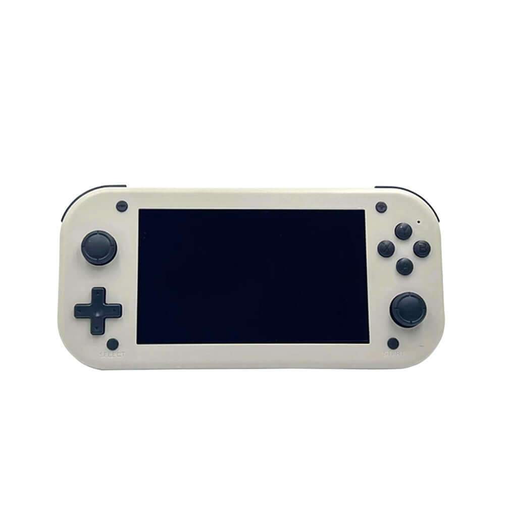 Large screen retro gaming console with nostalgic design and control buttons, ideal for gamers over 14 years old.