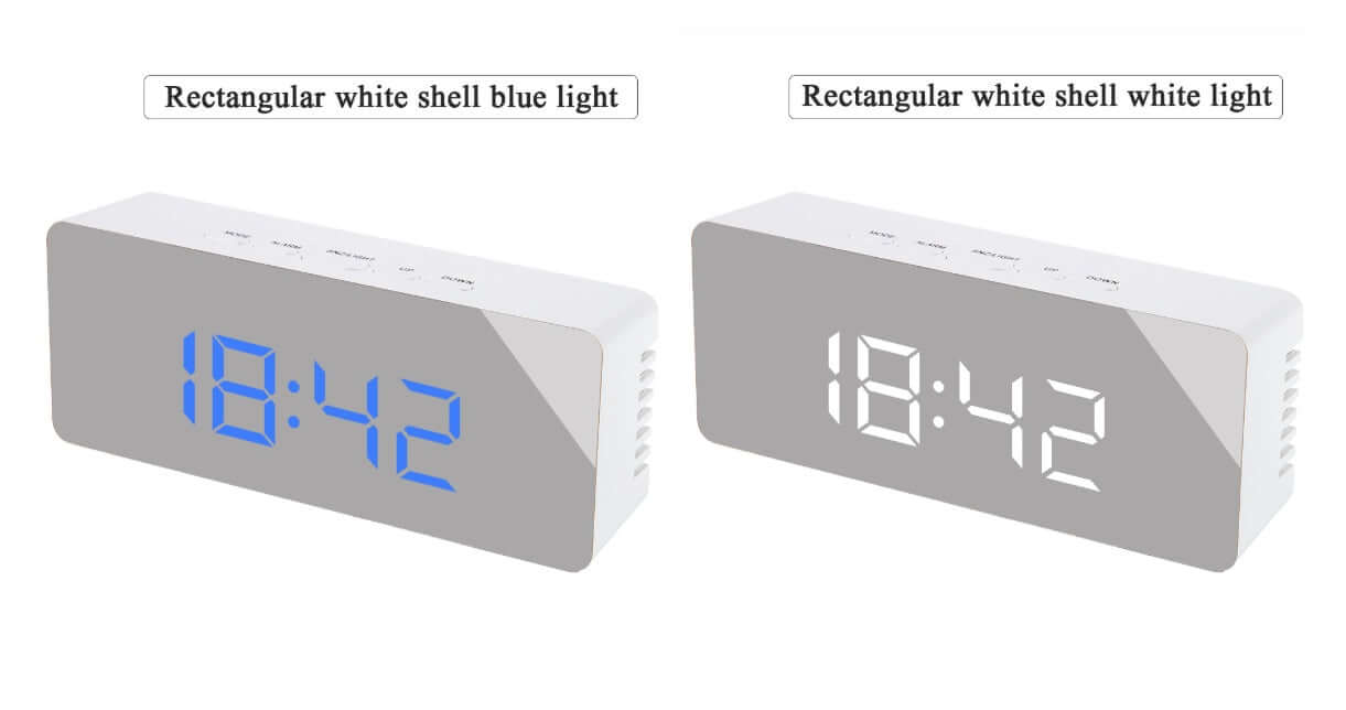 Digital LED multi - function mirror clock - DBMP (Electronics And More Store)