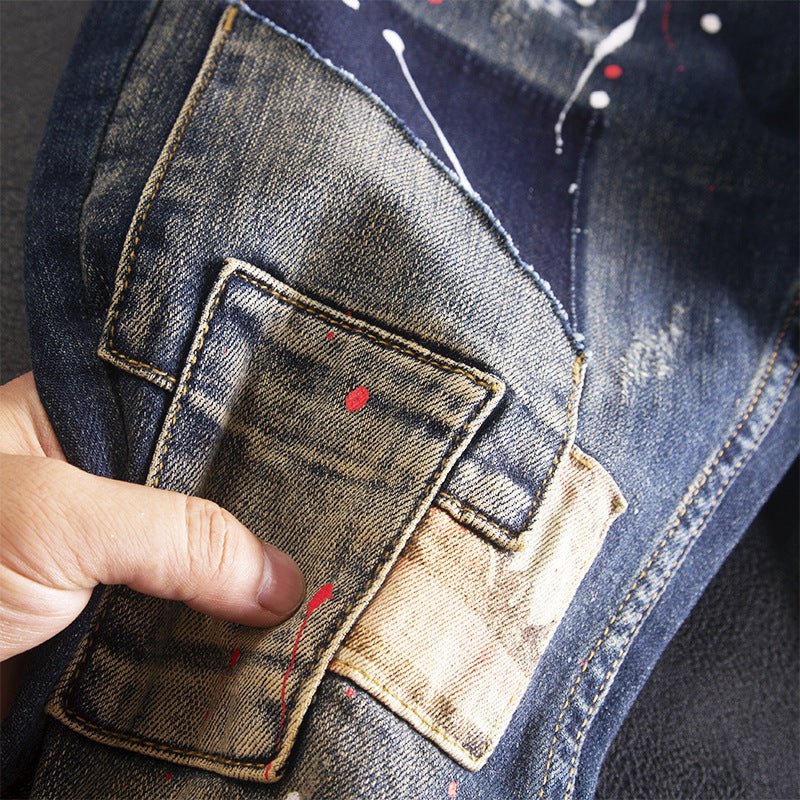 Fashion High-end Fashion Brand Jeans Men - DBMP Shop