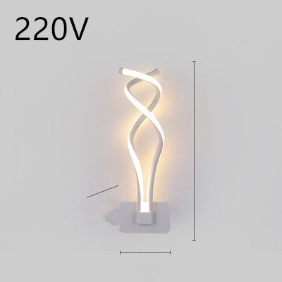led wall lamp nordic minimalist bedroom bedside lamp - DBMP Shop