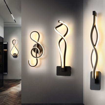led wall lamp nordic minimalist bedroom bedside lamp - DBMP Shop