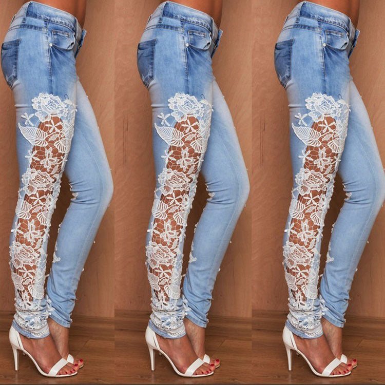 Lace jeans - DBMP Shop