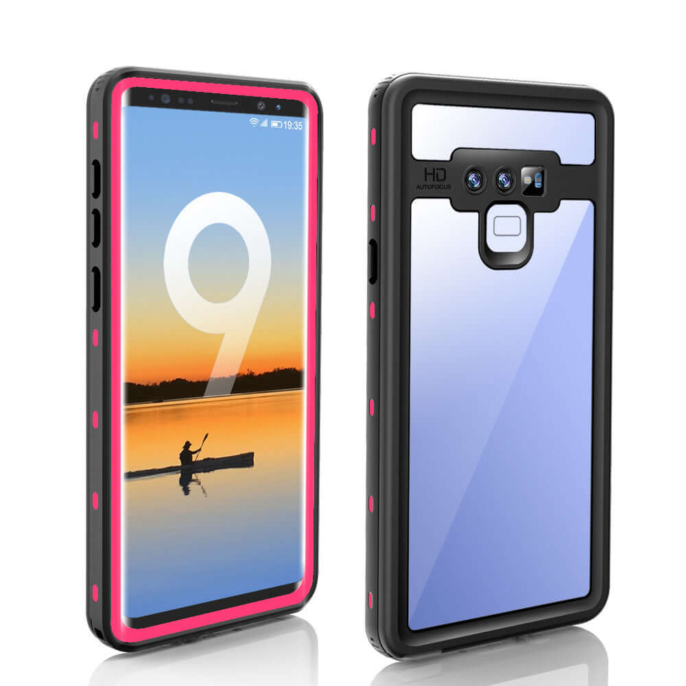 Anti-fall dustproof phone case for Samsung Galaxy S9 with HD waterproof design and impact-resistant features.