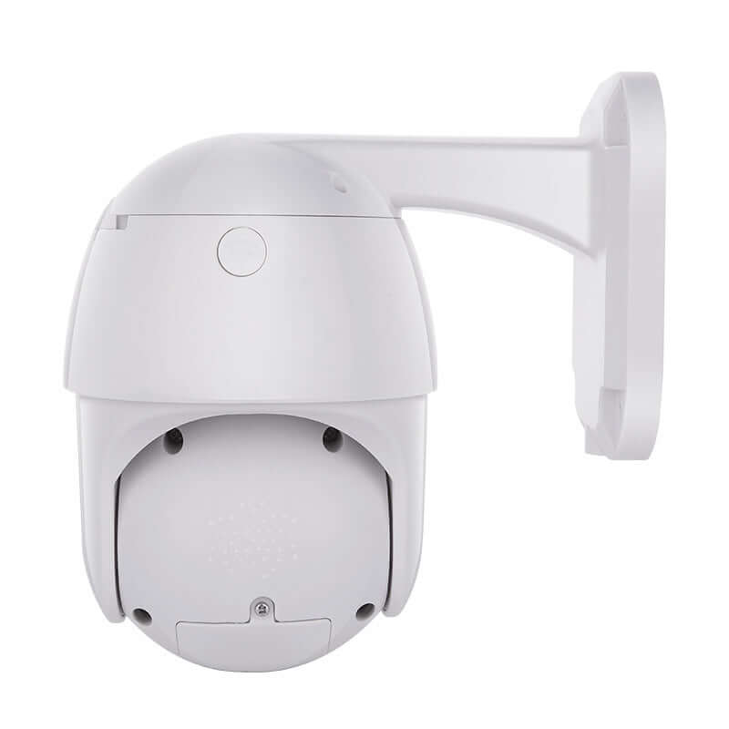 Caméra de surveillance sans fil modèle USA-APT-X, design compact et moderne, installation murale facile.