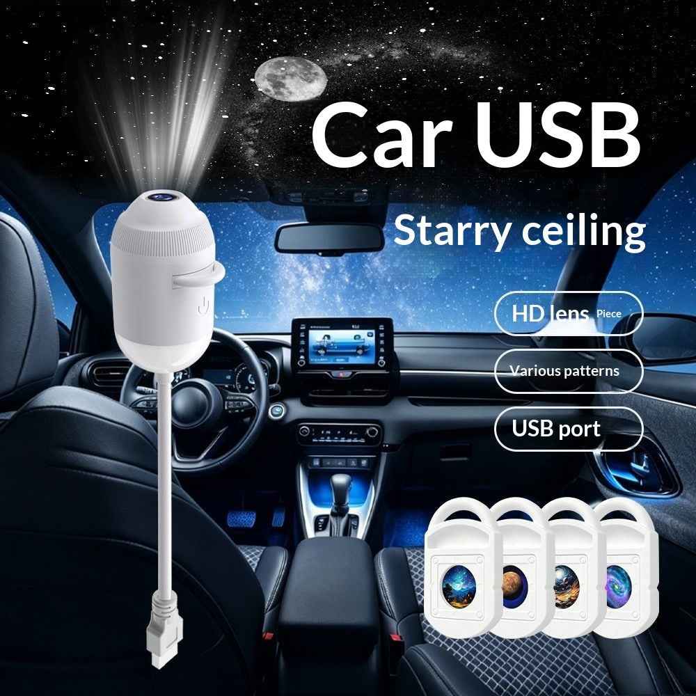 Starry Night Light Projector - Bedroom Ambiance Galaxy Star Projection Lamp for Romantic Ceiling Decor - DBMP Shop
