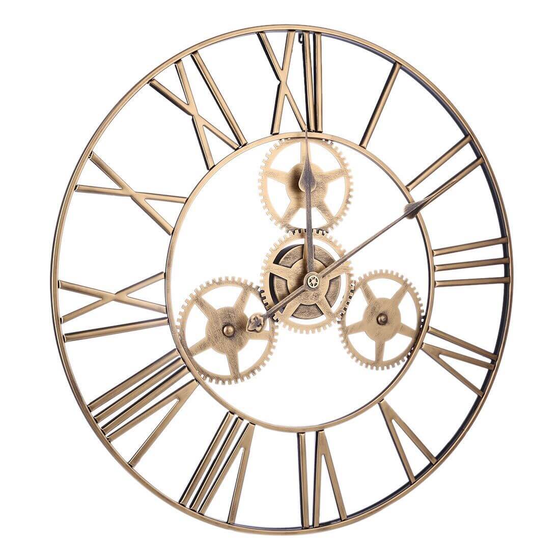 American Antique Iron Gear Wall Clock - DBMP (Electronics And More Store)