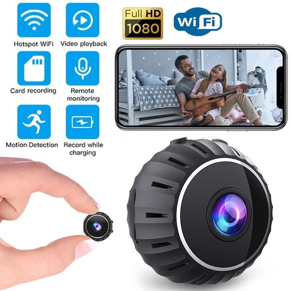 Mini Hidden Spy Nanny Camera Wireless Nanny Cam WiFi Home Security HD 1080P DVR - DBMP (Electronics And More Store)