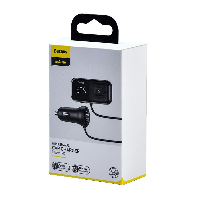 Cat Head MP3 Lithium Battery Dual USB LED Car Charger Mini With Screen - DBMP Shop