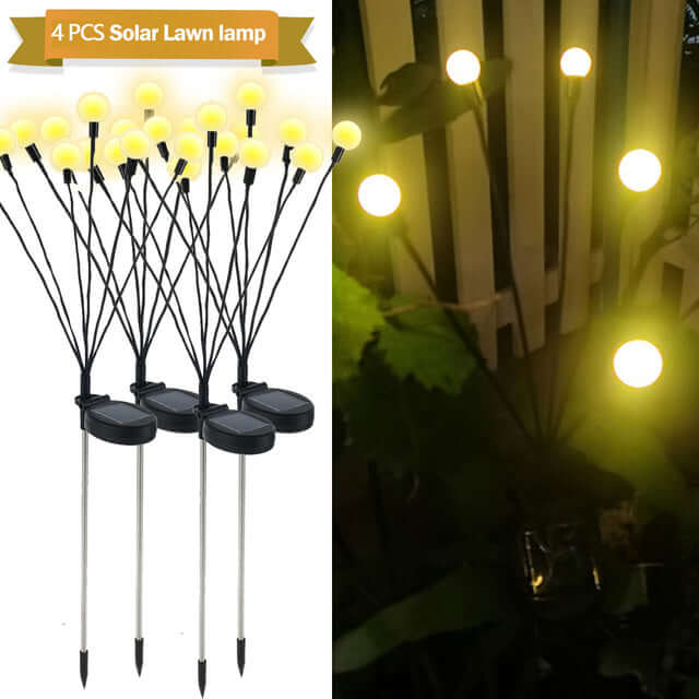 Simulation Firefly Solar Light Outdoor Garden Decoration Lawn Landscape Lamp Xmas Decor Solar LED Lights Outdoor Garden Lights - DBMP (Electronics And More Store)