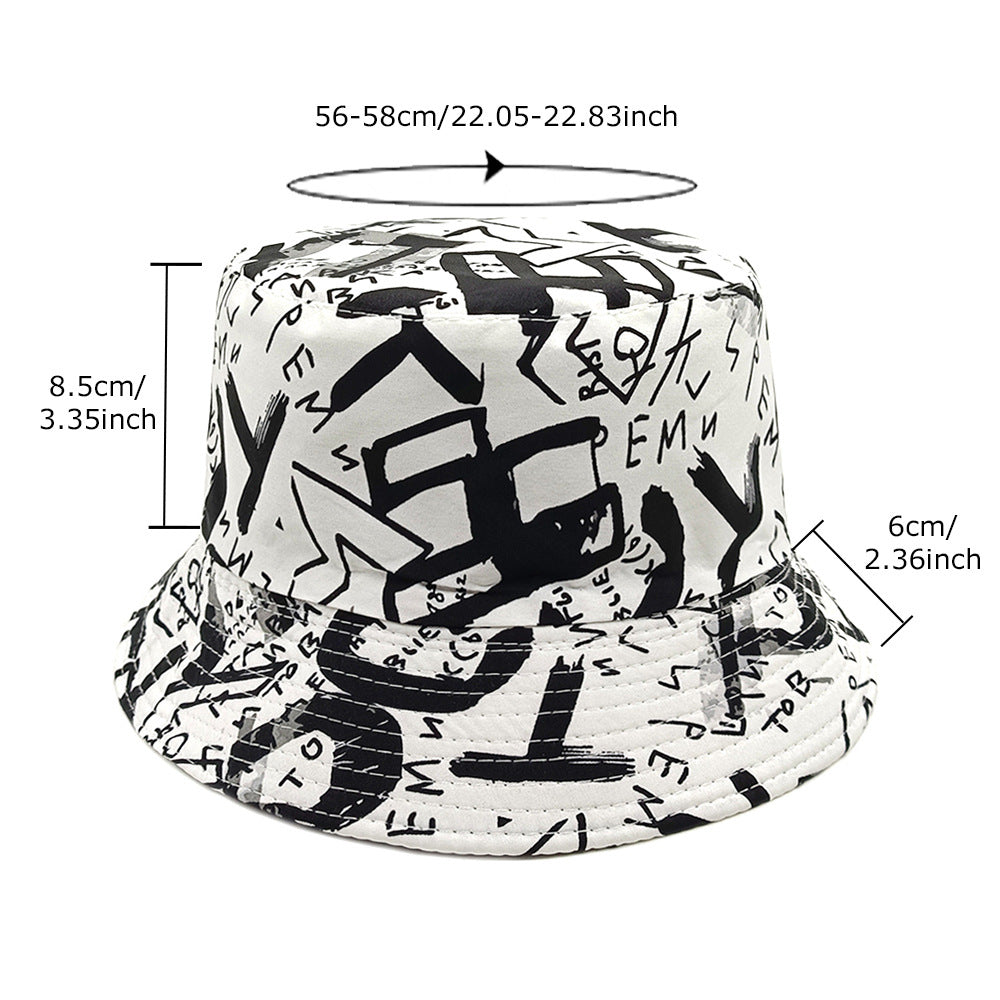 Hat Letter Graffiti Fisherman