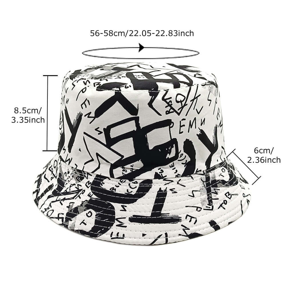 Hat Letter Graffiti Fisherman