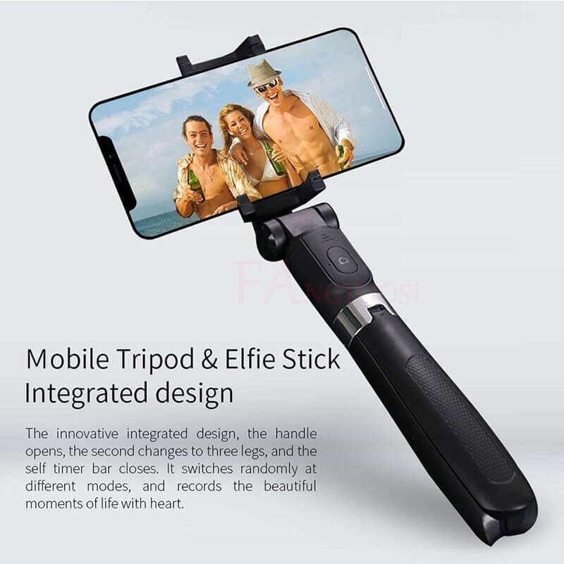 Compatible with Apple, Tripod Selfie Stick Mobile Universal Live Triangle Bracket One Bluetooth Selfie Artifact - DBMP (Electronics And More Store)