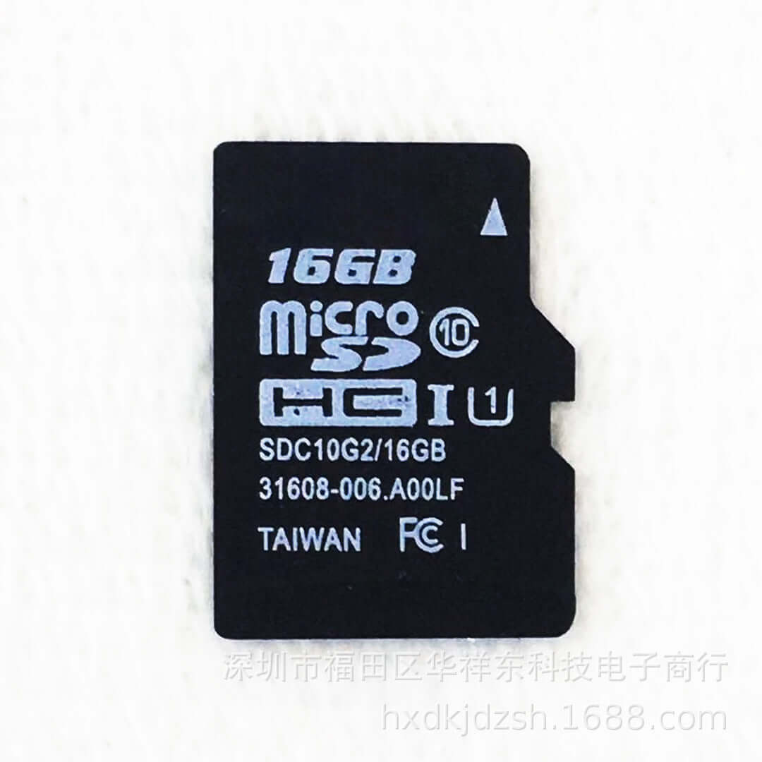 16GB Micro SD card with Class 10 speed for high-performance data storage and transfer.