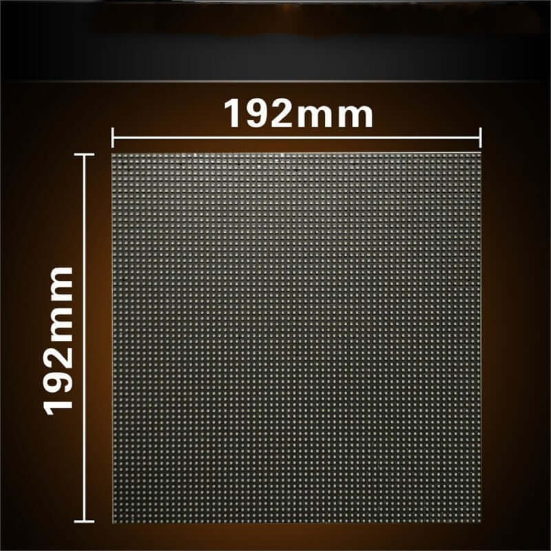 192mm x 192mm LED display module for P3 indoor full-color HD screen rental advertising.