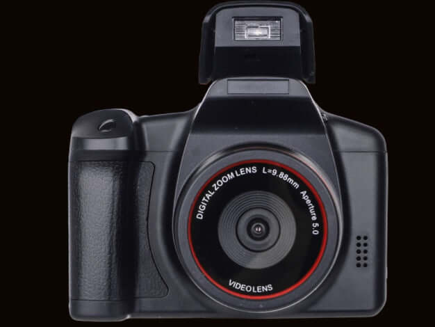 Digital camera with electronic anti-shake, 16x digital zoom, and 2.5-inch LCD screen for easy operation.