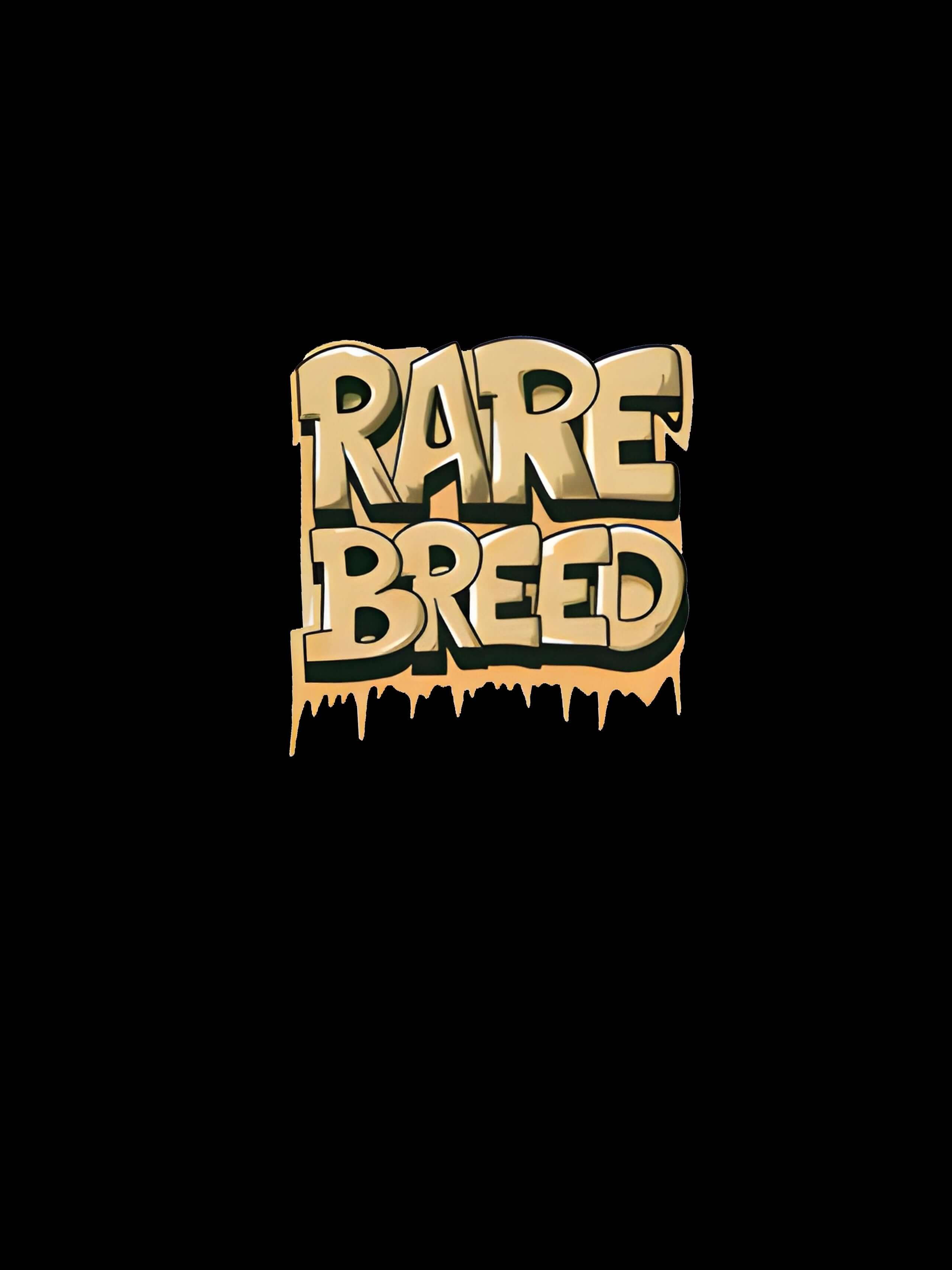 Men's Summer Fashion T-shirt, Graffiti Style RARE BREED Letter Printed Round Neck Short Sleeve T-shirt, Unique Fashion Top For Daily And Fitness Clothing - DBMP (Electronics And More Store)